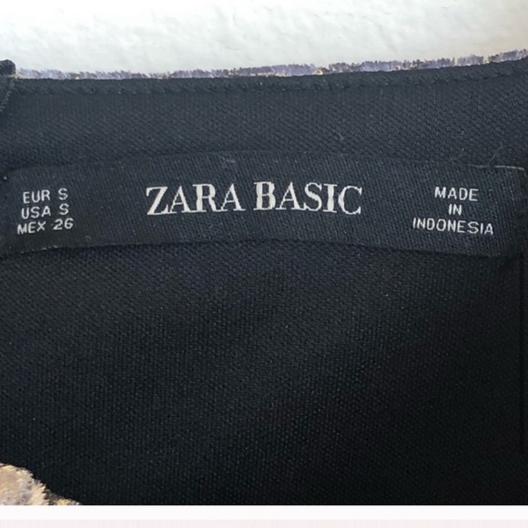 Zara Golden Strappy Party Dress Size Small - Picture 4 of 6